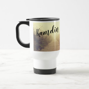 Personalised 15 ounce coffee mug Sunrise Pathway W