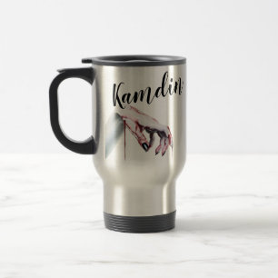 Personalised 15 ounce coffee mug zombie blood drip