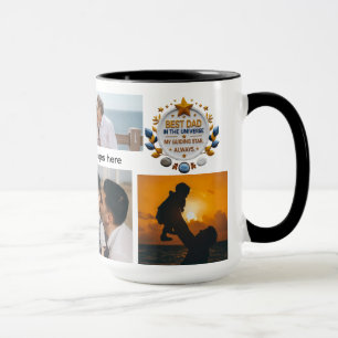 Personalised 15 oz Blue & Gold Edition Mug