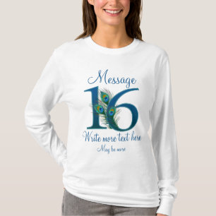 Personalised 16 classy 16th birthday anniversary T-Shirt