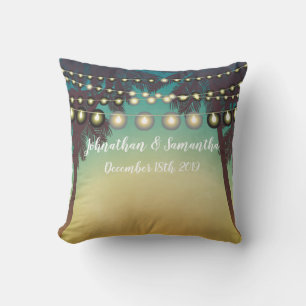 Personalised 16"x16" Throw Pillow Beach Sunset Pal