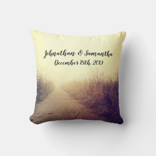 Personalised 16"x16" Throw Pillow Sunrise Pathway