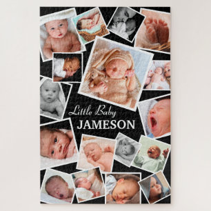 Personalised 17 Baby Photo Collage Jigsaw Puzzle