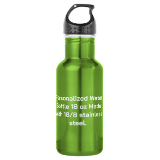 Personalised 18 oz 532 ml water bottle