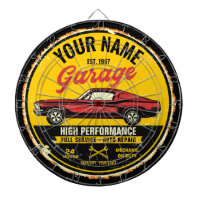 Personalised 1967 Fastback Red Classic Car Garage