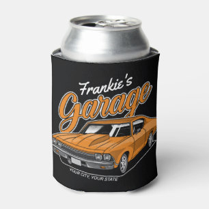Personalised 1968 396 Classic Muscle Car Garage Can Cooler