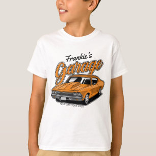 Personalised 1968 396 Classic Muscle Car Garage T-Shirt