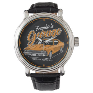 Personalised 1968 396 Classic Muscle Car Garage Watch