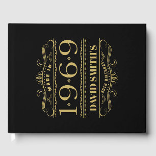 Personalised 1969 50th Birthday Guest Book