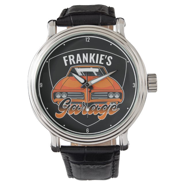 Personalised 1969 Ram Air 400 Muscle Car Garage  Watch (Front)