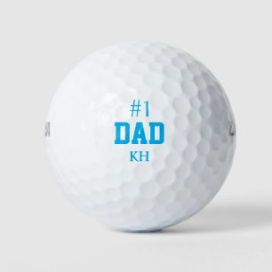 Personalised # 1 Dad Golf Balls