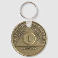 Personalised 1 Year Sober – AA Anniversary Coin