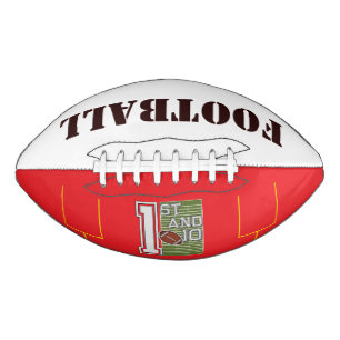 Personalised 1st and 10 Football American Football