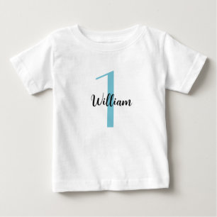 PERSONALISED 1st Birthday Gift, 1st Boy Birthday Baby T-Shirt