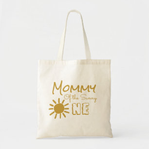 Personalised 1st birthday mummy sun happy cute tote bag