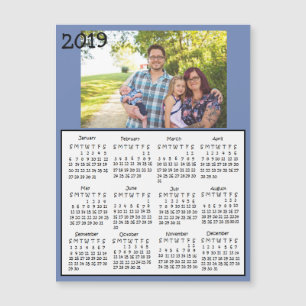Personalised 2019 Family Photo Magnet Calendars