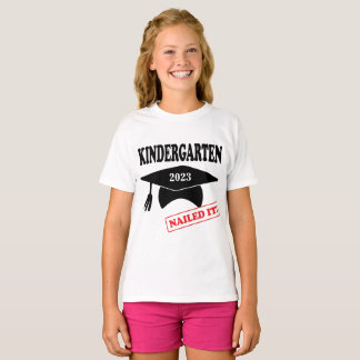 Personalised 2023 Kindergarten Nailed It T-Shirt