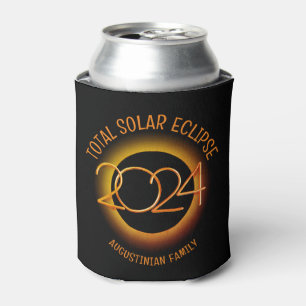 Personalised 2024 TOTAL SOLAR ECLIPSE Family Can Cooler