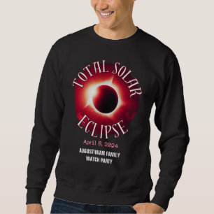 Personalised 2024 TOTAL SOLAR ECLIPSE Family Sweatshirt