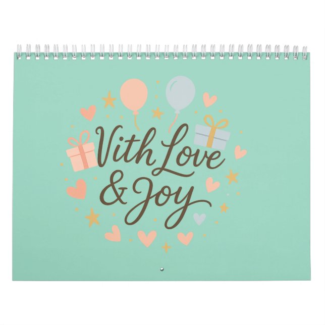 Personalised 2025 Calendar – Stylish, Functional & (Cover)