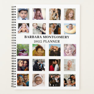 Personalised 2025 Planner Book, 20 of your Images