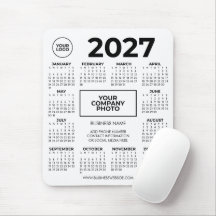 Personalised 2027 Calendar Business