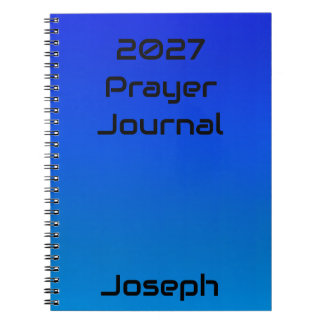 Personalised 2027 Prayer Journal Notebook