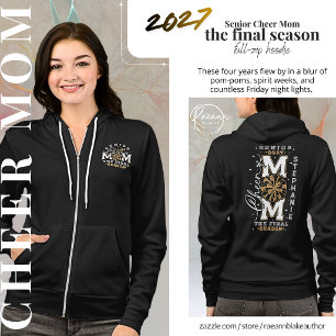 Personalised 2027 Senior Cheer Mum Hoodie
