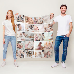 Personalised 20-photo blanket