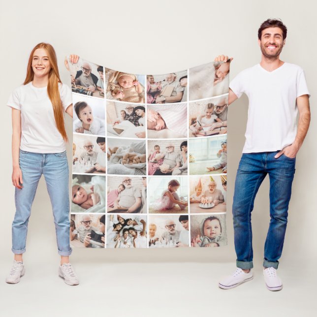 Personalised 20-photo blanket (In Situ)