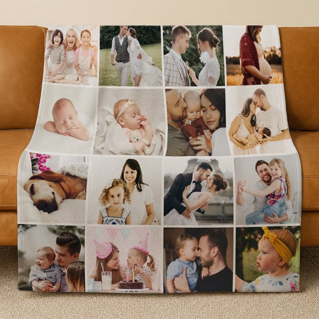 Personalised 20-photo collage blanket (Creator Uploaded)