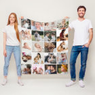 Personalised 20-photo collage blanket