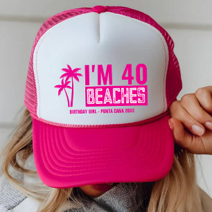 Personalised 20th 30th 40th 50th Birthday Squad Trucker Hat