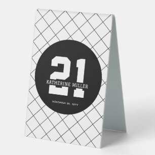 Personalised 21st Birthday Modern and Elegant