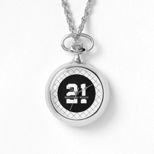 Personalised 21st Birthday Modern and Elegant   Watch