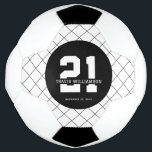 Personalised 21st Birthday Modern  Football<br><div class="desc">Personalised 21st Birthday Modern and Elegant Gifts</div>