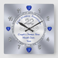 Personalised, 22 year Wedding Anniversary Gift