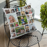 Personalised 24 Photo Collage Cushion<br><div class="desc">Unique 24 photo collage pillow makes the perfect gift for everyone,  featuring 24 of your favourite photographs. The perfect gift for any occassion or celebration.</div>