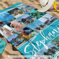 Personalised 24 Photo Collage Custom Colour