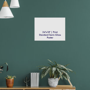 Personalised 24"x18" Standard Semi-Gloss Poster