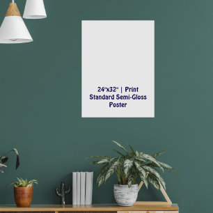 Personalised 24"x32" Standard Semi-Gloss Poster