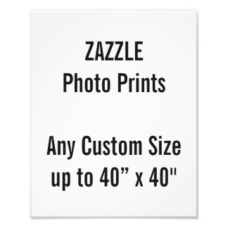 Personalised 24x30 cm Photo Print, or custom size
