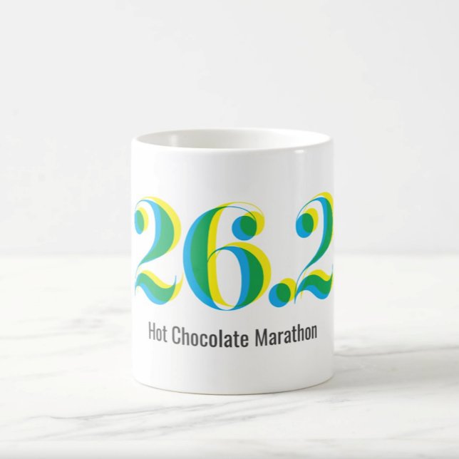 Personalised 26.2 Marathon Running Bold Text Coffee Mug (Creator Uploaded)