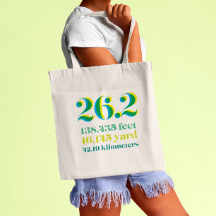 Personalised 26.2 Marathon Running  Tote Bag