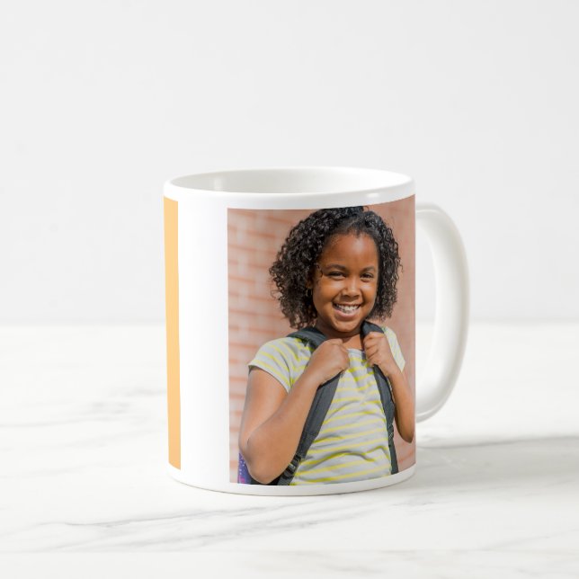 Personalised 2 Photo Collage Coffee Mug  (Front Right)