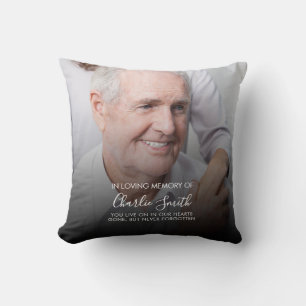Personalised 2-photo "In loving memory" pillow