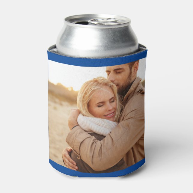 Personalised 2 Photo Template Double Sided Can Coo Cooler (Can Front)