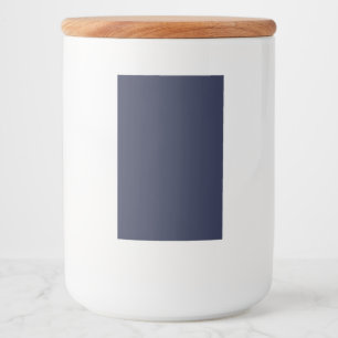 Personalised 2x3 Navy Blue Food Container Label