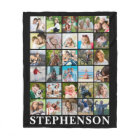 Personalised 30 Photo Collage Black