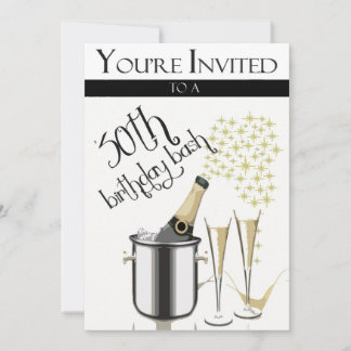 Personalised 30th Birthday Party Invitations